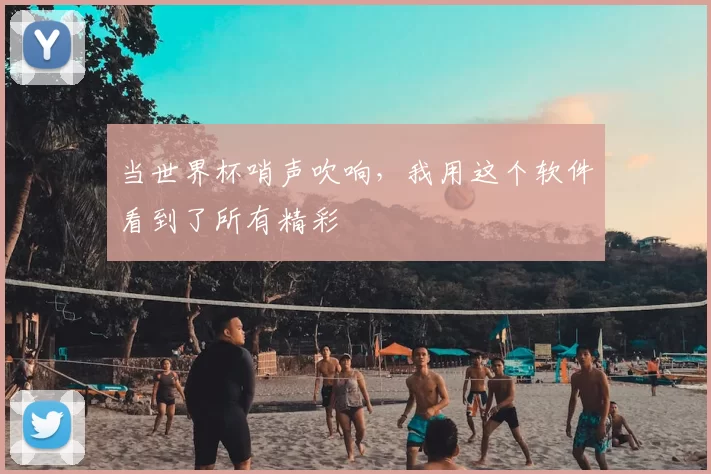 当世界杯哨声吹响,我用这个软件看到了所有精彩