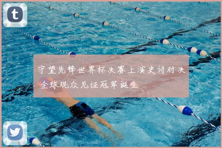 守望先锋世界杯决赛上演史诗对决 全球观众见证冠军诞生